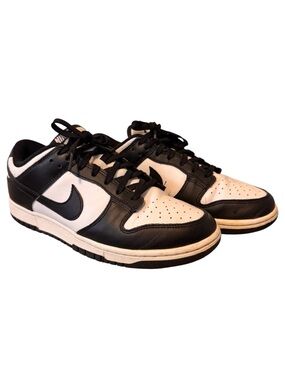 Nike Men’s Panda Low Dunk Sneakers - Black and White Size 9.5